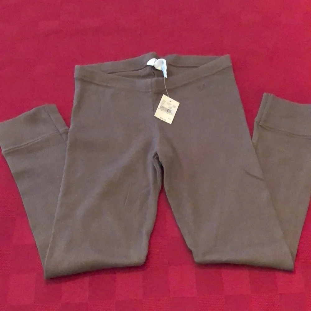 American Eagle Ultra Low Rise Ribbed Leggings in Brown Size Small Women’s